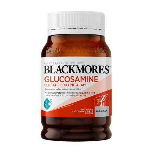 Blackmores 葡萄糖胺硫酸鹽 1500 一日一次，每瓶180粒